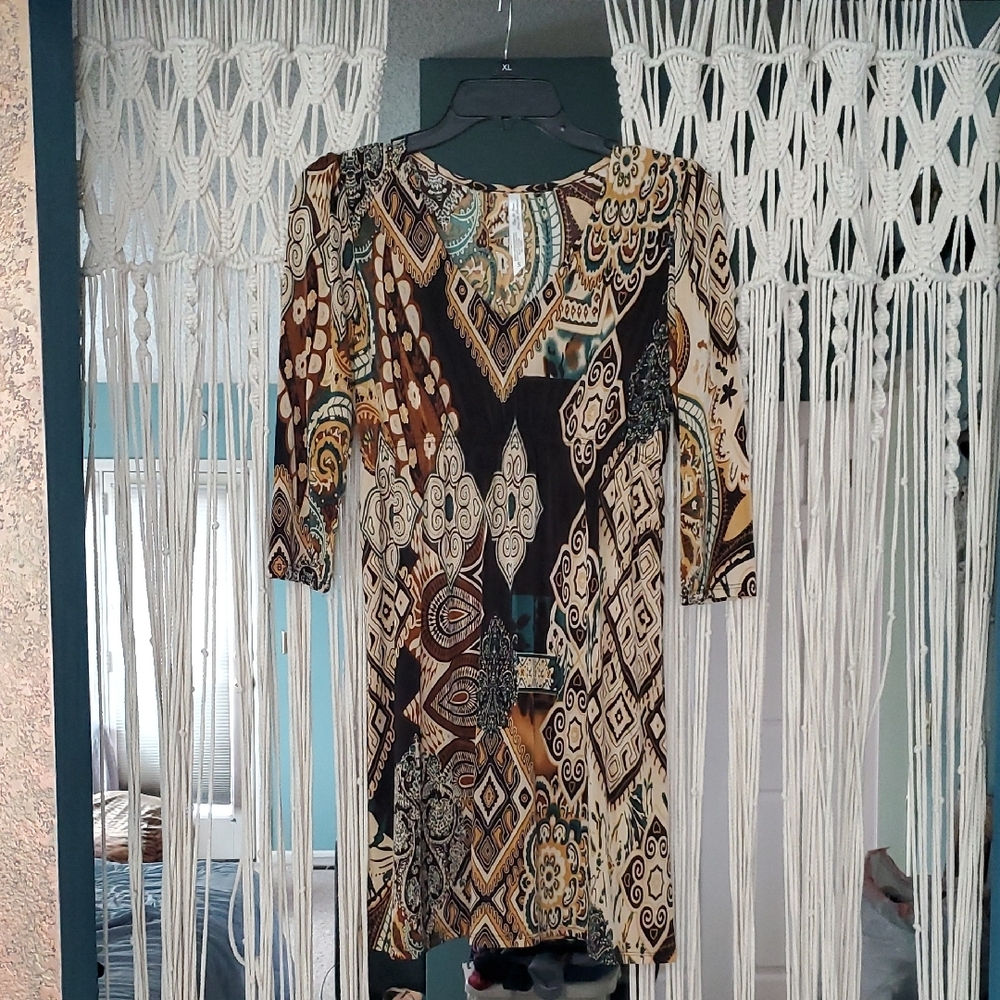 Bohemian Print Dress
